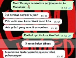 [HOAKS] Akun Whatsapp Mengatasnamakan Kabid Bina Marga PUPR Bantaeng