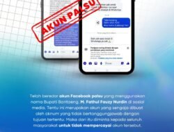 Waspada Penipuan! Akun Palsu Bupati Bantaeng Beraksi di Medsos