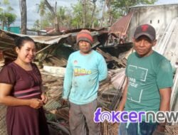 ANGIN KENCANG MELANDA BANTAENG: Dua Rumah Rata dengan Tanah