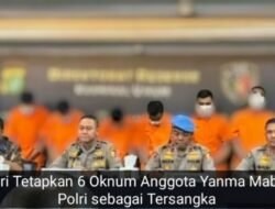 Polri Tetapkan 6 Oknum Anggota Yanma Mabes Polri sebagai Tersangka