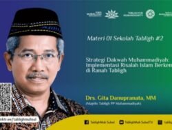 125 Da’i Muda Ikuti Sekolah Tabligh Muhammadiyah Sulsel Zona 6