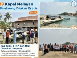 39 Kapal Nelayan Bantaeng Diukur Gratis Dapat Tiga Dokumen